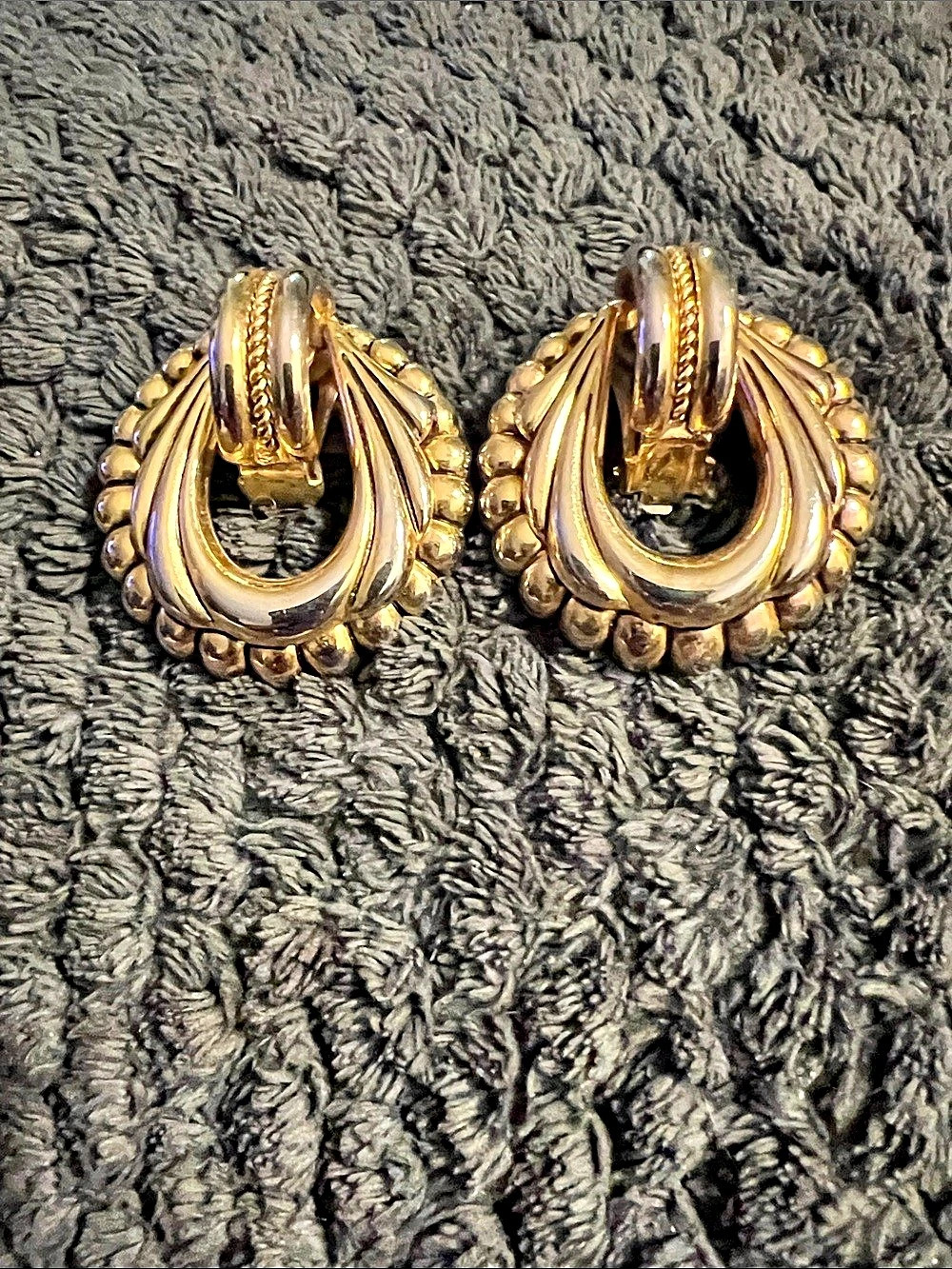 Gold-Tone Clip-On Earrings